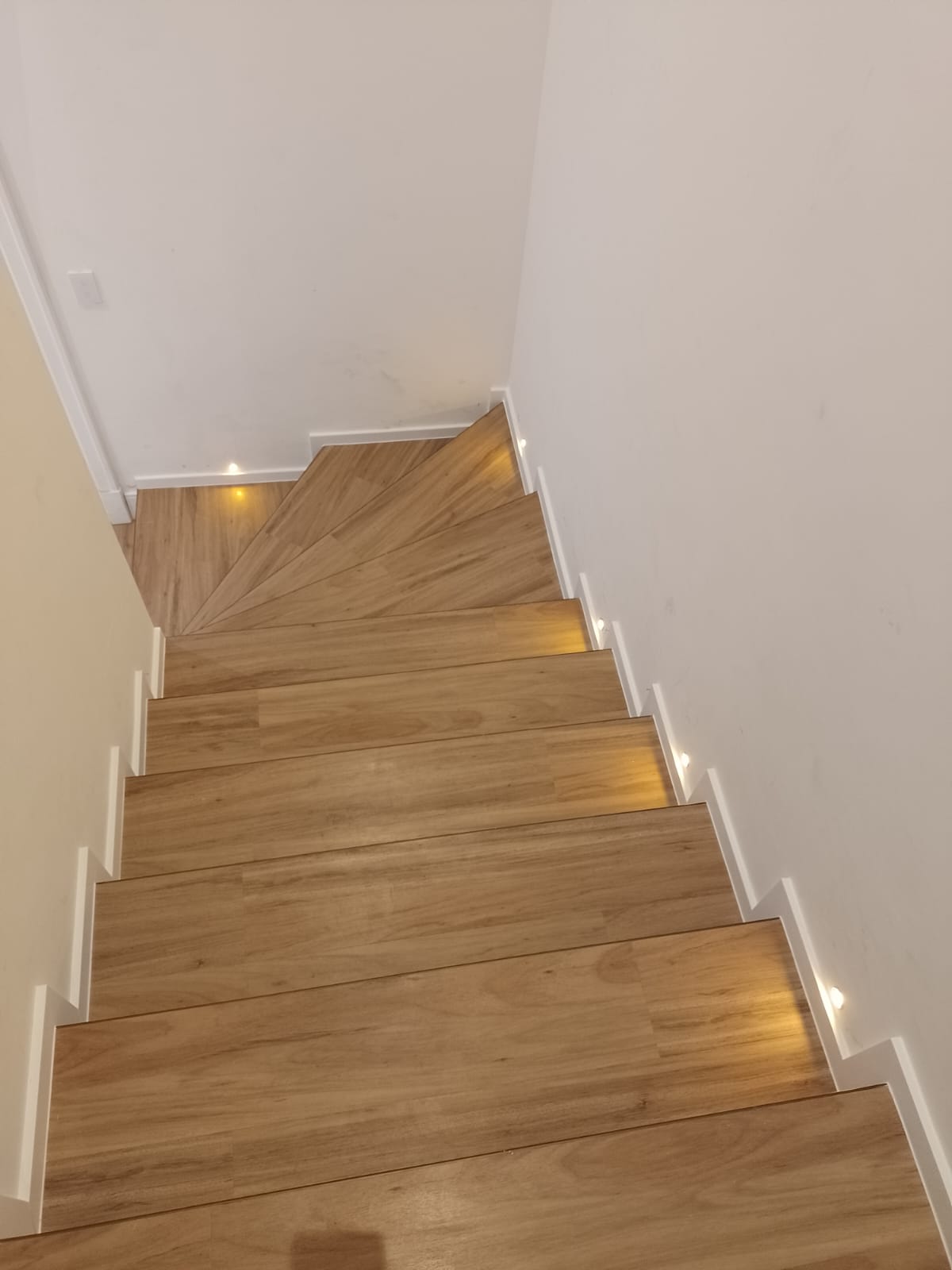 Piso laminado instalado