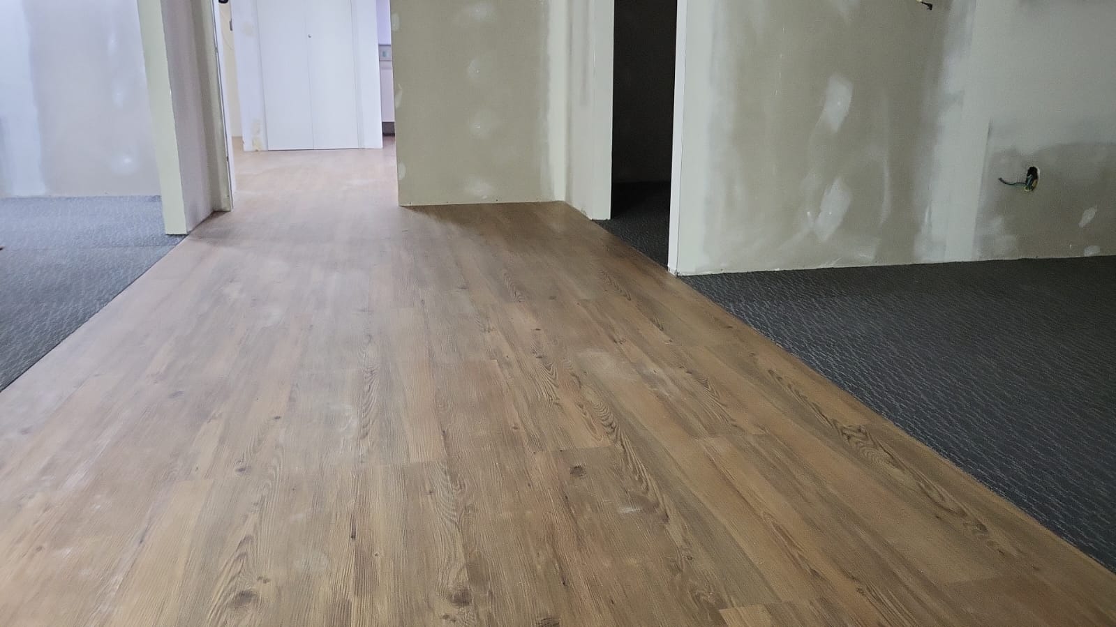 Piso laminado em detalhe