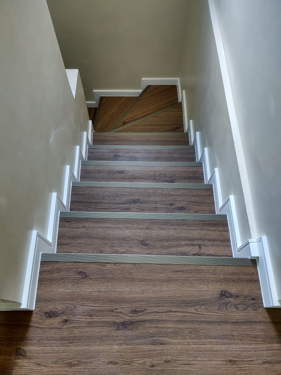 Piso laminado em ambiente