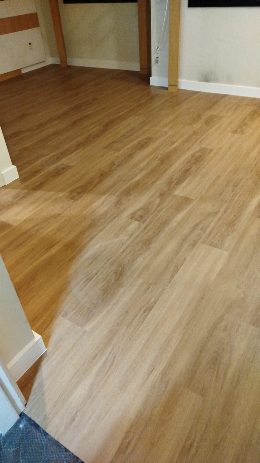 Piso laminado instalado